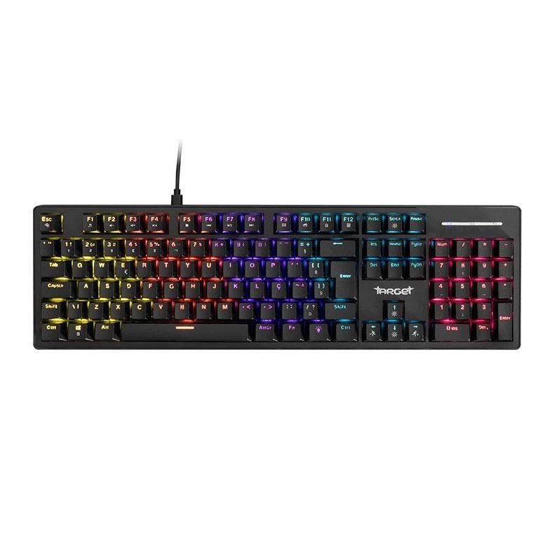 Teclado Mecânico TGT Sherman V3, Rainbow, ABNT2, Switch Huano Azul, Preto 🛒⌨️