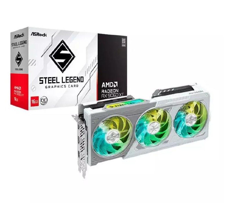 RX 9060 XT 16GB ASROCK STEEL LEGEND OC 🛒💻