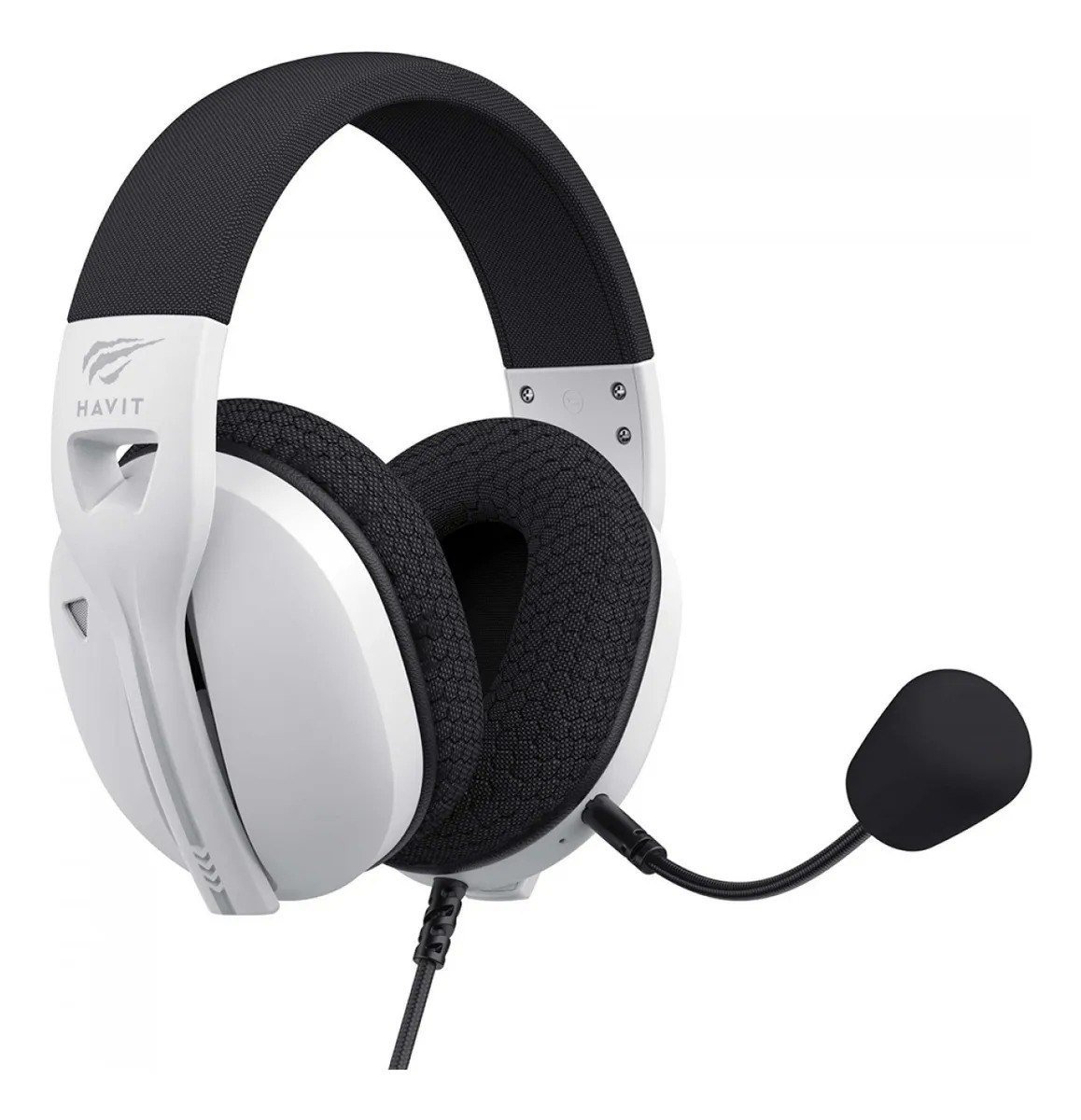 Headset Gamer Havit Fuxi-h5 3.5mm Driver 50mm Preto/Branco 🖤🤍