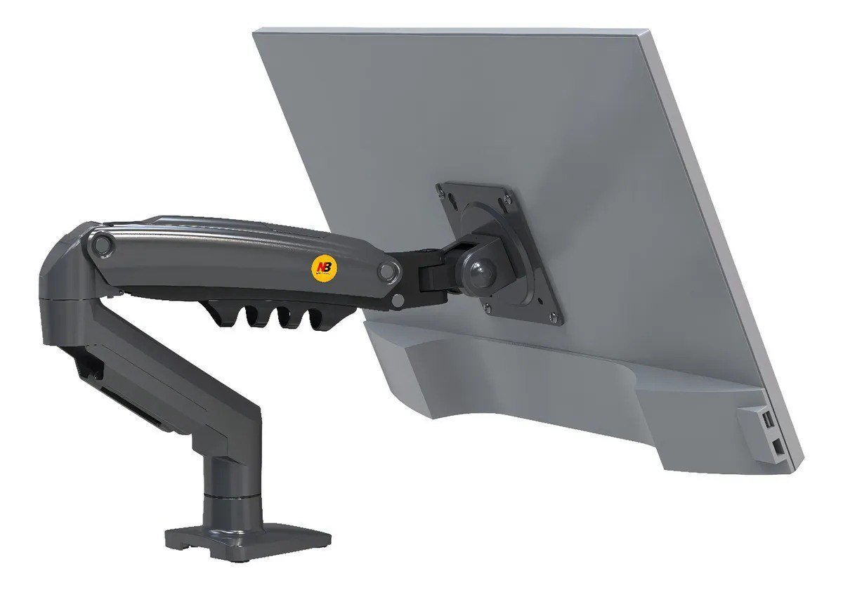 Suporte North Bayou F-80 Para TV/Monitor De 17 A 30 Grafite. Cor Cinza-escuro 🛒