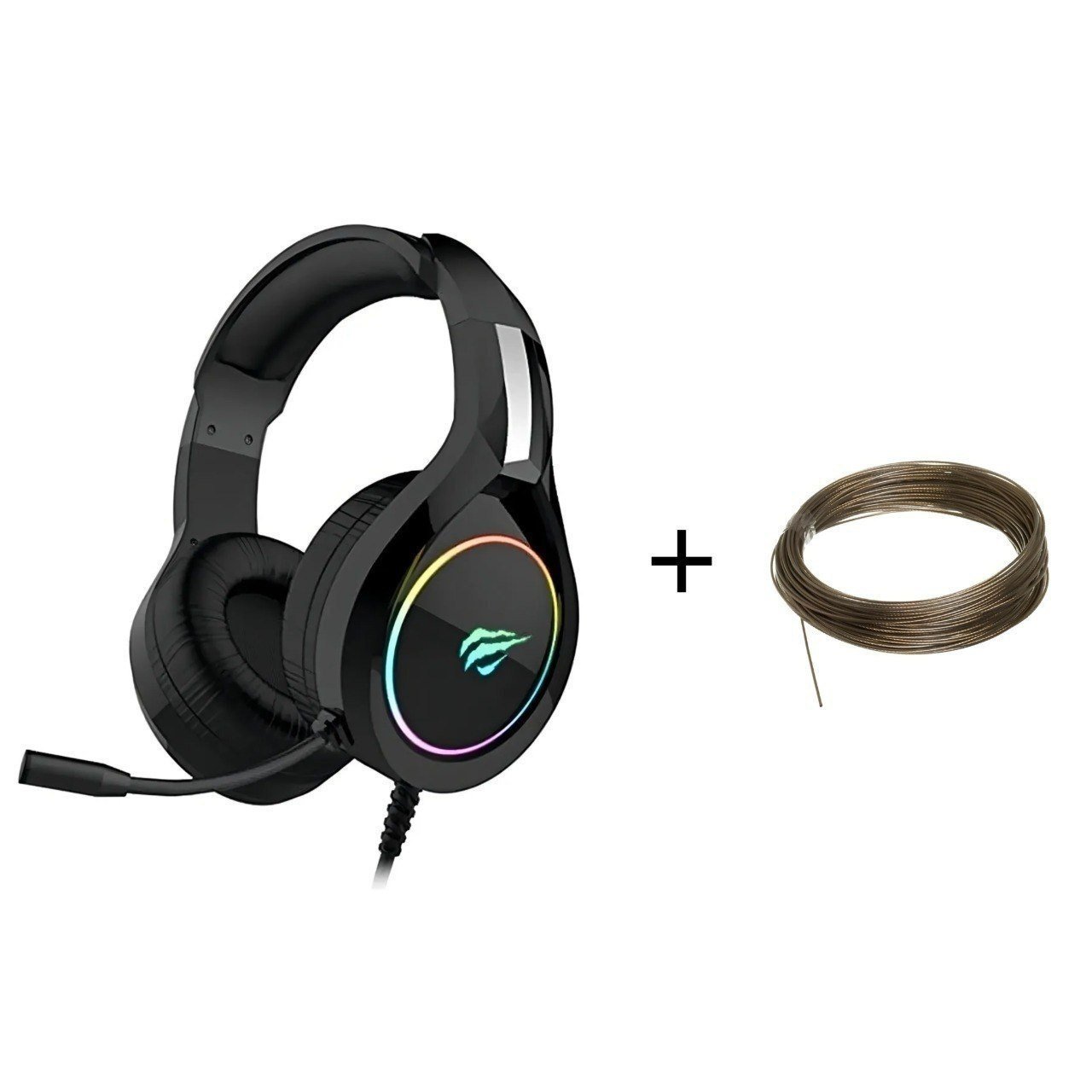 Fone de ouvido over-ear gamer Havit H2232D + Varal 🛒🎧