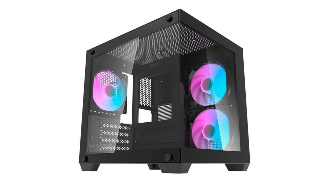 Gabinete Aigo Darkflash Korgan K275M, Rainbow, Mid-Tower, 3 Fans 🖥️✨