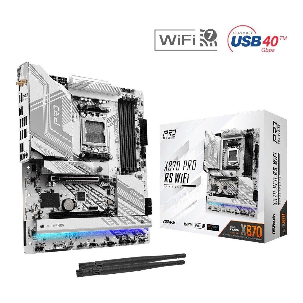 Placa Mãe AsRock X870 Pro RS Wifi, DDR5, Socket AMD AM5 🖥️🛒