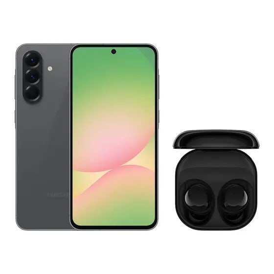 A56 5G (256GB) - Preto + Buds Core - Preto - Samsung 🛒📱