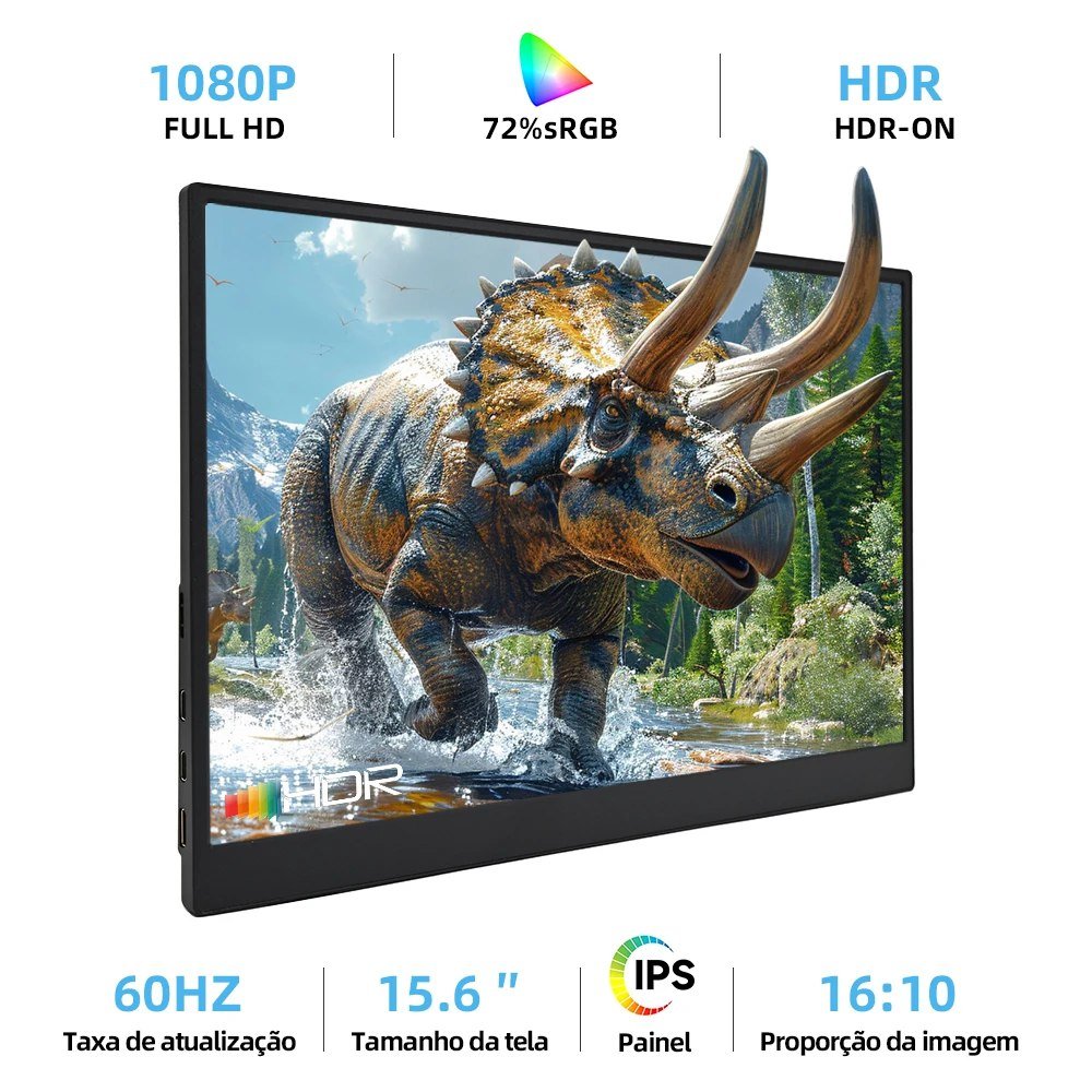 Monitor Portátil 15.6" FHD ZSUS PM15A 🖥️
