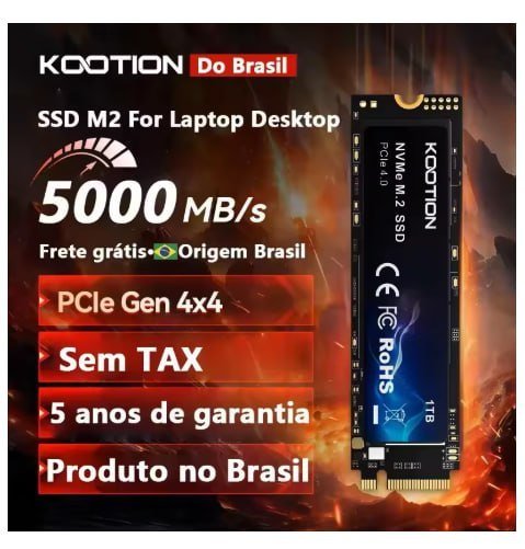 KOOTION M2 SSD NVMe Gen 4 M.2 512GB Gen4 4500Mbps