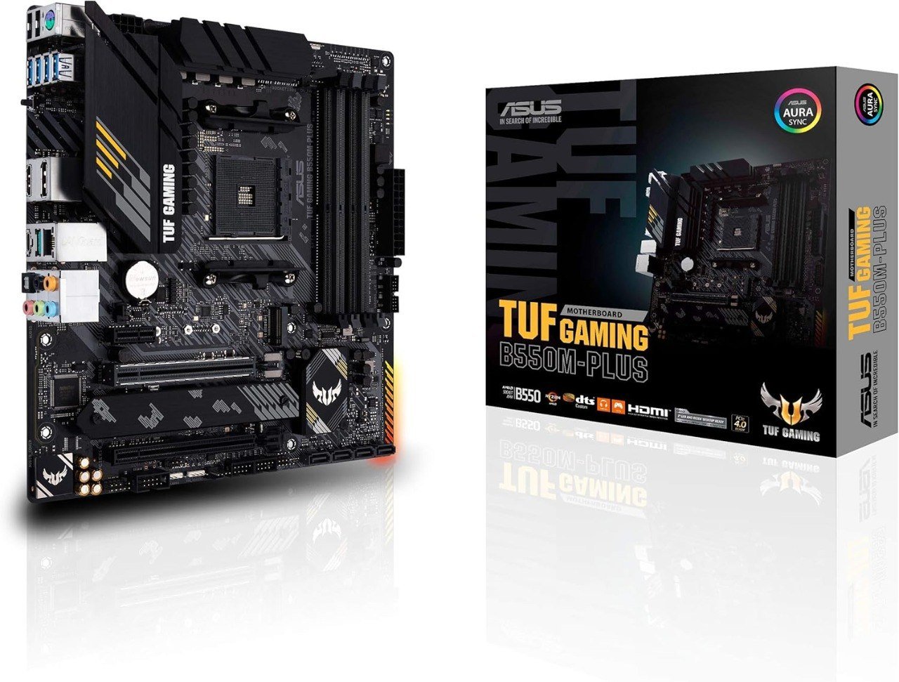 Placa Mãe Asus TUF GAMING B550M-PLUS AMD AM4 DDR4 mATX 🖥️