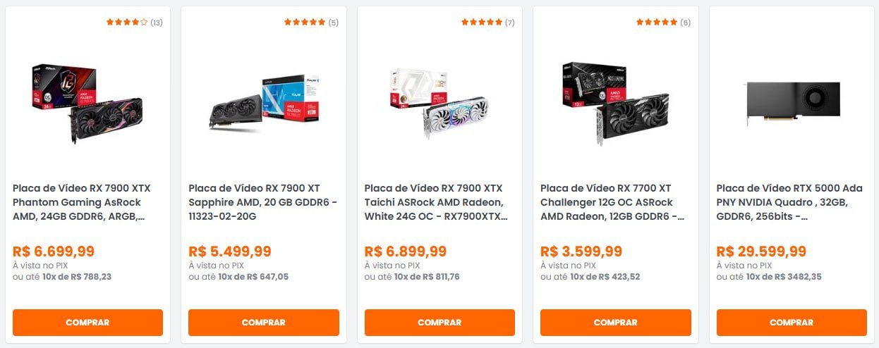 Placas de Vídeo Selecionadas KaBuM! 🖥️🎮