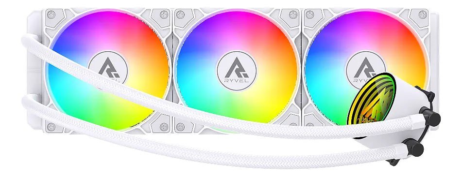 Water Cooler Ryvel Hidra Argb 360mm Amd E Intel White Branco 🧊❄️