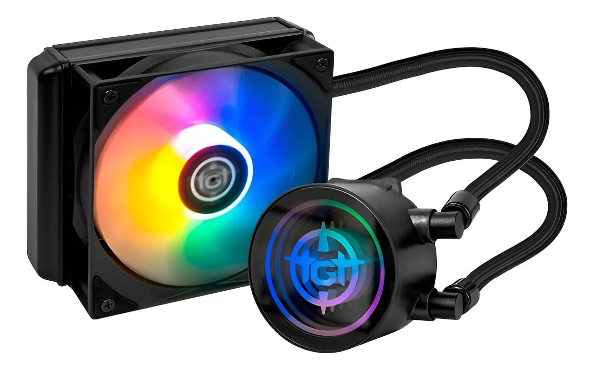 Water Cooler Tgt Spartel V3, Rainbow, 120mm, Preto 🧊🌈