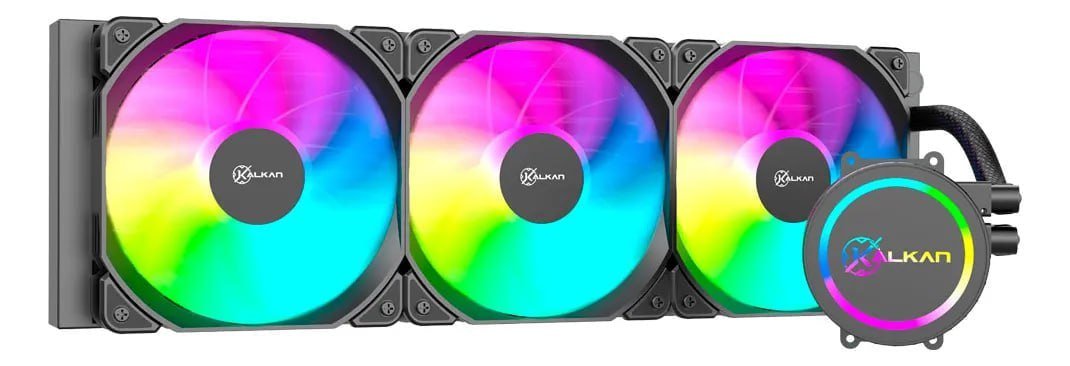 Water Cooler Kalkan Iota 360mm AMD/Intel Preto Klk00046 🧊🖥️