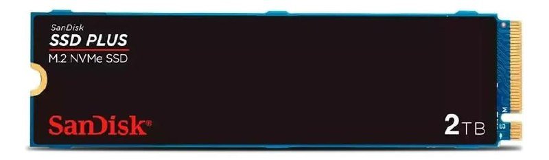 Ssd Sandisk Plus 2tb M.2 2280 Pcie Gen3 Nvme