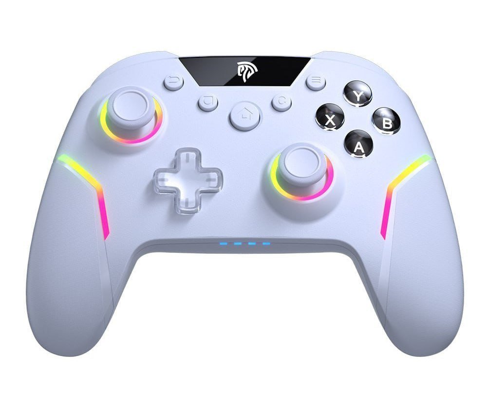 Controle Sem Fio EasySMX X20, Hall Effect - 1000Hz - Botões mecânicos - 4 Botões traseiros - 2.4Ghz/Cabeado/Bluetooth - Trava de gatilhos - 1000mAh 🎮