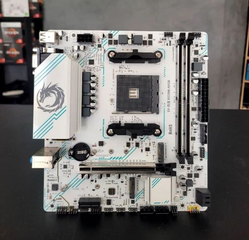 B550M SOYO BRANCA PCIE 4.0 2X NVME 🖥️💿