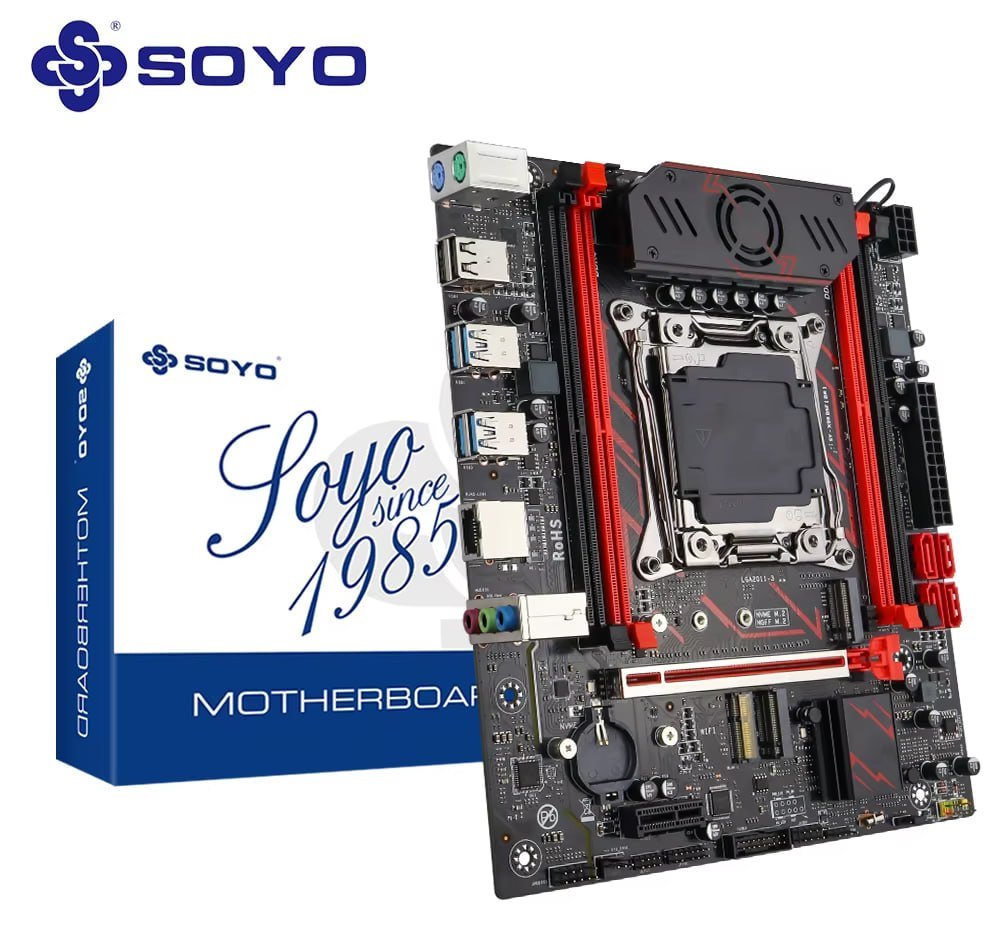 Placa mãe Soyo X99 Eternal Chipset C612 + suporte ao TPM 2.0 MSI 14pin