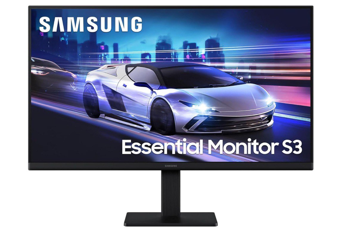 Monitor Gamer Samsung 24" FHD 120Hz HDMI DP Preto S3 🖥️🎮