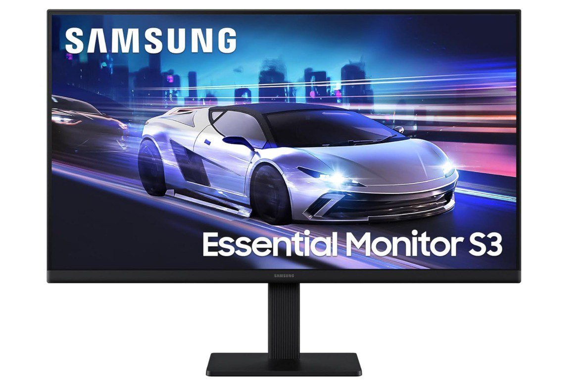 Monitor Gamer Samsung 24" FHD 120Hz HDMI DP Preto S3 🖥️🎮