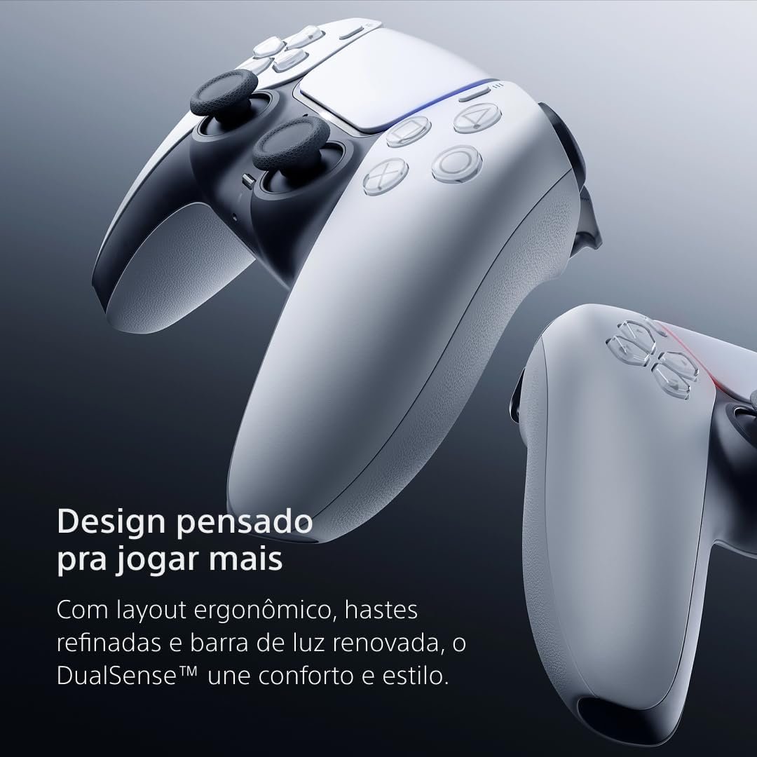 PlayStation DualSense Controle Sem Fio – Branco (PS5) 🎮🕹️