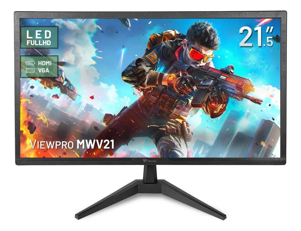 Monitor Viewpro Mwv21 21''5 LED com HDMI VGA VESA 🖥️