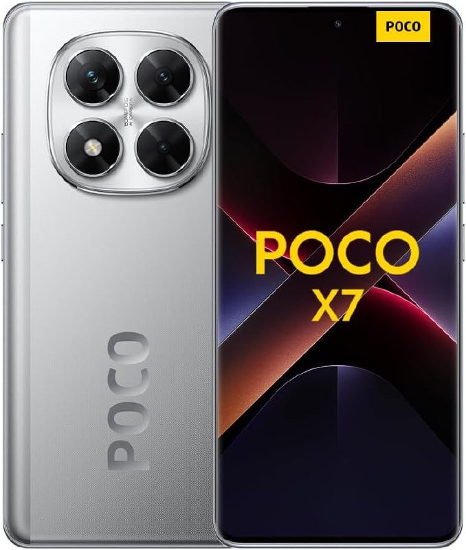 Smartphone Xiaomi Poco X7 5G NFC Silver (Prata) 8GB RAM 256GB ROM 🛒📱