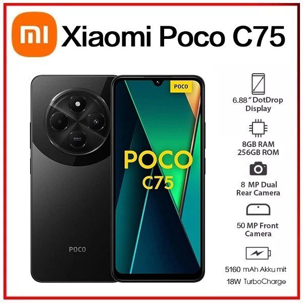 Xiaomi Poco C75 8GB RAM + 256GB 🛒