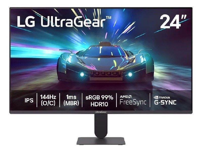 Monitor LG Ultra 24" Full HD IPS 144Hz 1ms 🖥️
