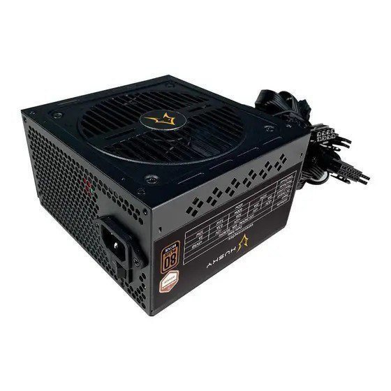 Fonte Husky Sledger 650W, 80 Plus Bronze, Cybenetics Bronze, PFC ativo, Bivolt