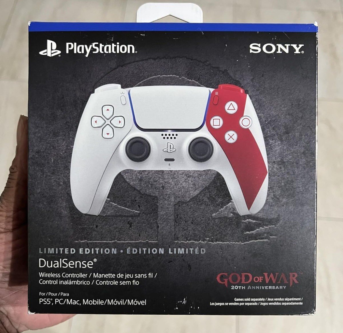 PlayStation DualSense® Wireless Controller – God of War™ 20th Anniversary Limited Edition 🕹️🎮