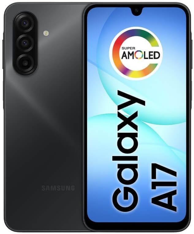 Celular Samsung Galaxy A17, 256GB, 8GB, 50MP Tela 6.7", IP54 - Preto 📱