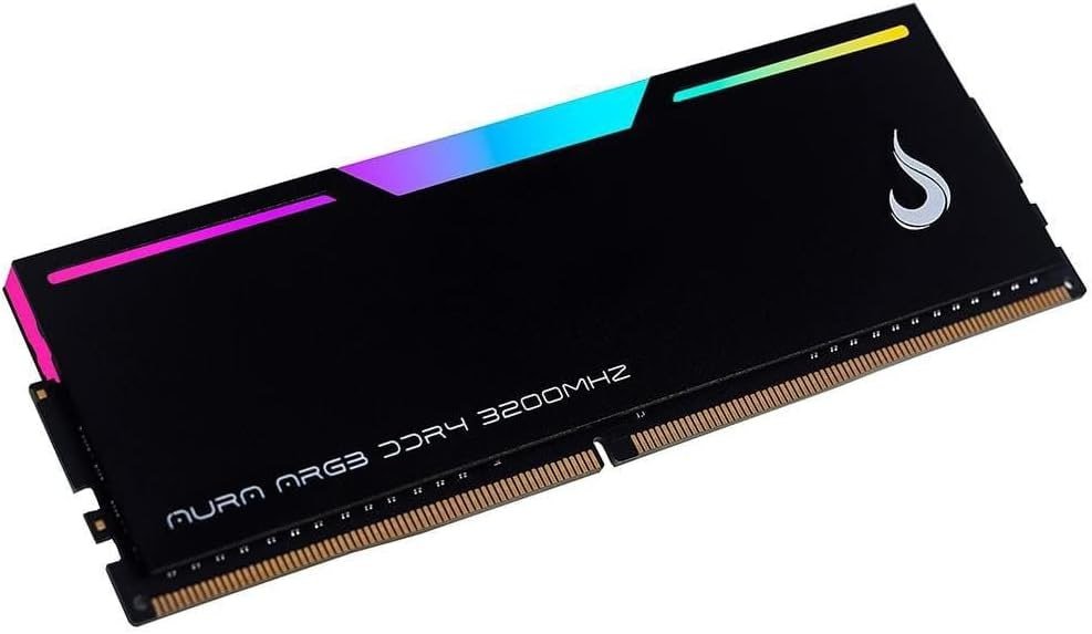 Memória RAM Gamer Rise Mode Aura, RGB, 32GB (2x16GB), 3200MHz, DDR4, CL16, Preto - RM-D4A-32G-3200ARGB 💻🖥️