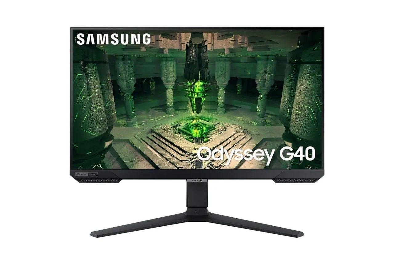 Monitor Gamer Samsung Odyssey G40 25" FHD Tela Plana Preto LS25BG400ELXZD 🖥️🎮